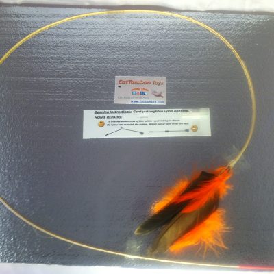 orange-cat-toy-goose